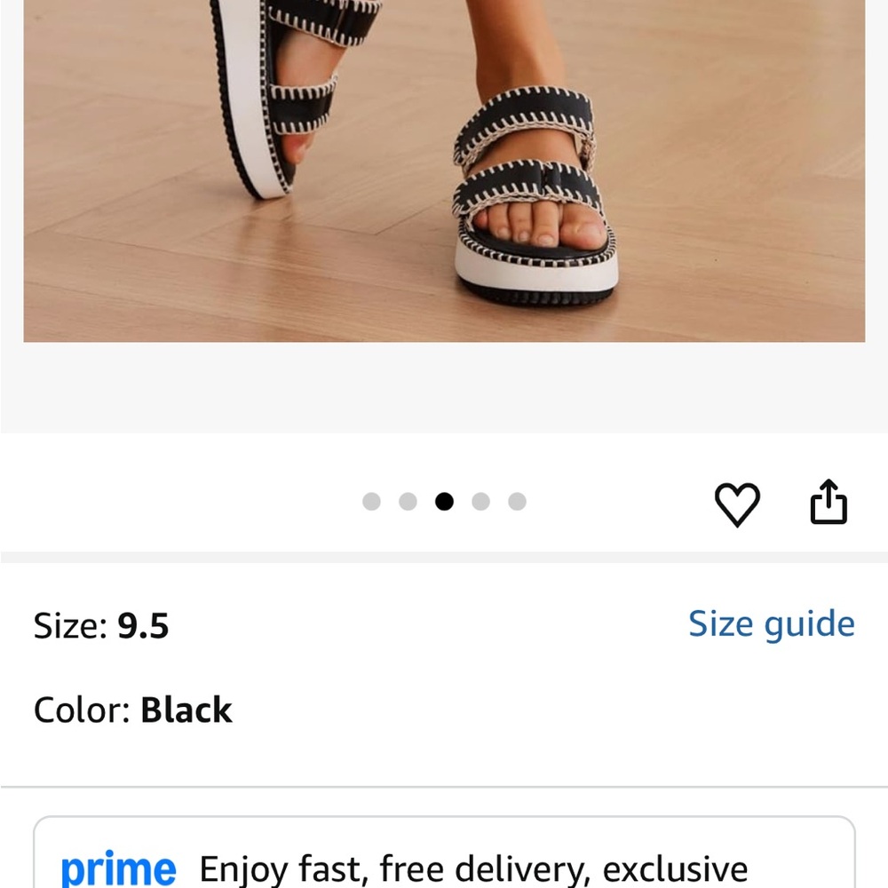Women's Platform Wedge Sandals - Picture 3 of 7